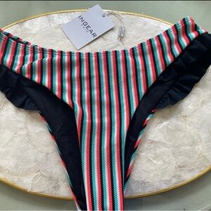 Ingear Multicolor Striped Bikini Bottom